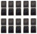 10x Doppelsteckdose 2 Fach Steckdosen Set Feuchtraum Aufputz 16 A / 250 V / IP44