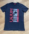 HUGO Boss T Shirt Logo Print QR Code Schwarz. Gr. S. T-Shirt. Tee. 'Ditentity'