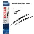  2x Scheibenwischer mit Spoiler für VW BORA GOLF 4 LUPO POLO 9N FIAT STILO 584S