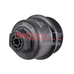 1x Deckel, Ölfiltergehäuse METZGER 2370117 passend für BMW