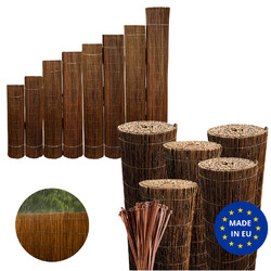 Weidenmatte Sichtschutz Wide Zaun Garten Balkon Windschutz Sichtschutzmatte