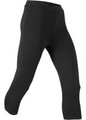 Sport-Capri-Leggings 3/4-Länge Level 1 Gr. 36/38 Schwarz Damen Stretch-Hose Neu*