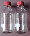 2 Schott Duran Laborflaschen je 1 Liter neuwertig 