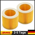1-3X Patronen Filter für Kärcher WD 2 WD 3 WD 3 WD 3 P Extension Kit