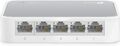 TP-Link TL-SF1005D 5-Port Fast Ethernet Netzwerk Lan Switch lüfterlos weiß