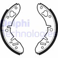 Bremsbackensatz hinten Delphi LS1415 für AUSTIN AUSTIN HEALEY INNOCENTI MG