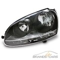 1x TYC HAUPTSCHEINWERFER FRONTSCHEINWERFER SCHWARZ H7/H7 LINKS FÜR VW GOLF 5