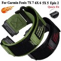 Quick Fit Nylon Armband Für Garmin Fenix E 8 47/51mm 7 7X 6 6X Pro 3 5 5X Plus