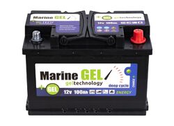 GEL-Batterie 100Ah deep cycle Bootbatterie Boot 12V Wartungsfrei  Batterie