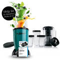 Standmixer Smoothie Maker Set Mixer Blender Zerkleinerer inkl. 5 Becher 400 Watt
