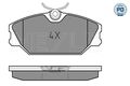 MEYLE 025 231 7218/PD Bremsbelagsatz, Scheibenbremse für RENAULT