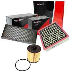 MAXGEAR POLLENFILTER + LUFTFILTER + ÖLFILTER PAKET passend für OPEL VECTRA C Z02
