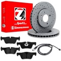 Zimmermann SPORT BREMSSCHEIBEN + BELÄGE HINTEN passend für BMW 3er F30 F31 32 36