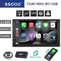 2 DIN 7 Zoll Android 13 DAB+ Carplay Autoradio Bluetooth GPS Nav Wifi RDS 2+32GB