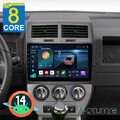 4+64G Android 14 Autoradio GPS CarPlay Bluetooth WIFI Für Jeep Compass 2007-2009