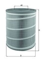 Knecht Lx3480 Luftfilter Motorluftfilter Filter für Mercedes Axor 2 1998 ->