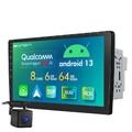 Kamera+10.1" Android 13 8Kern 6+64 Doppel 2DIN Autoradio GPS NAVI Bluetooth DAB+