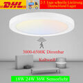LED Deckenleuchte mit Bewegungsmelder 18-36W Sensor Lampe Deckenlampe Flurlampe 