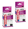 2x Original Edding Tinte Patrone 273 für Canon CLI-526 BK Pixma IP 4720 4940 652