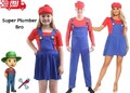 Super Plumber Bros Kostüm Buchwoche Halloween Erwachsene Kinderkostüm