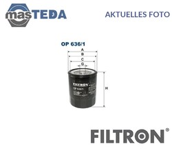 OP636/1 MOTOR ÖLFILTER FILTRON FÜR ISUZU CAMPO,TROOPER I 2.2L,2.5L