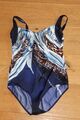 SUNFLAIR  BADEANZUG GR. 44 C  SCHWARZ  BLAU  TOP