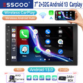 DAB+ Autoradio 2 DIN Android 13 2+32G Carplay GPS NAVI Bluetooth WIFI RDS Kamera