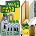 MANN INSPEKTIONSPAKET+8L MOBIL 5W-30 MOTORÖL passend für AUDI Q7 4LB 3.0 TDI