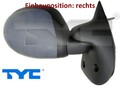 TYC 328-0169 Außenspiegel rechts Spiegel außen für Renault 