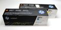 Original HP LaserJet Toner | 201x | CF402X/CF401X | Yellow + Cyan | Neu und OVP