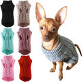 HABO Hunde Pullover Kuschel Strick Für Kleine und Mittelgroße Hunde Warm Winter