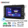 2+32G CarPlay Android15 Autoradio Für VW Golf 5 6 Passat Polo Touran GPS Navi FM