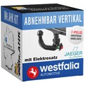 Westfalia Anhängerkupplung abnehmbar für Peugeot 4007 07-12 +7pol Elektrosatz