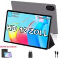 2025 Neu 12 Zoll Tablet Android14 16GB RAM+256GB 8000mAh 2K HD IPS LTE 2SIM