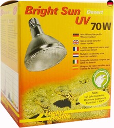 Lucky Reptile Bright Sun UV Desert - 70 W Metalldampflampe für E27 Fassungen