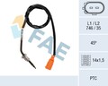 FAE Sensor Abgastemperatur 68035 M14x1,5 für VW POLO 5 6R1 6C1 TDI AUDI A1 8X1 2