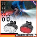 LED Fahrradlicht Set Fahrradbeleuchtung Scheinwerfer Vorne Hinten Lampe Set USB