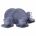 Seltmann Weiden Kaffeeservice 18-tlg. Beat Fliederblau, Geschirr-Set, Porzellan