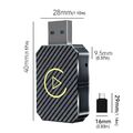 2 in 1 Wireless Carplay Adapter Android Auto Adapter USB Auto Dongle Connect Box