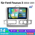 Für Ford Focus MK2 MK II 2004-2011 Android 14 Autoradio Apple Carplay Navi BT FM
