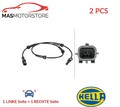 ABS SENSOR DREHZAHLFÜHLER PAAR HINTEN HELLA 6PU 012 806-631 2PCS H NEU