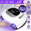 320W LED UV Nagel Lampe Gel Lichthärtungsgerät Sensor Nageltrockner mit 4-Timer*