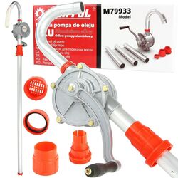 Kurbelfasspumpe 20 l/min Handpumpe Kurbelpumpe Fasspumpe Alu Umfüllpumpe Pumpe