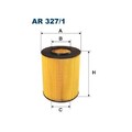 1x Luftfilter FILTRON AR 327/1 passend für MERCEDES-BENZ