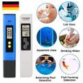 ph TDS Meter Messgerät Wassertester Digital Wasser Wert EC Tester NEU LCD DE