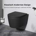 Spülrandlos Toilette Rimless inkl. WC Sitz mit Softclose,Wand WC Hänge WC AM.PM