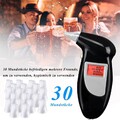 Alkoholtester Promilletester LCD-Anzeige Alcohol Tester Polizeigenau Mundstücke