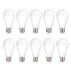 10 x LED Leuchtmittel Birnenform 15W = 100W E27 matt 1500lm warmweiß 3000K 200°