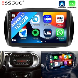 Für Mercedes Benz Smart Forfour Fortwo 453 Autoradio Android 13 GPS Nav RDS WIFI