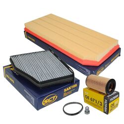 INSPEKTIONSPAKET FILTERSET 2.0 TFSI für VW PASSAT 3C GOLF 5 6 AUDI A3 8P OCTAVIA